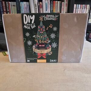 NIB Jaki DIY Christmas Fantasy Music Box Tree 360pc